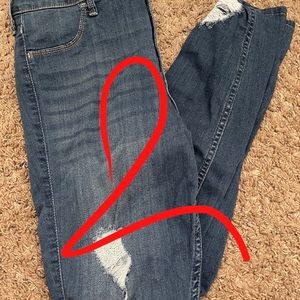 Hollister High Rise (High waisted) Jean Leggings/ Skinny Jeans